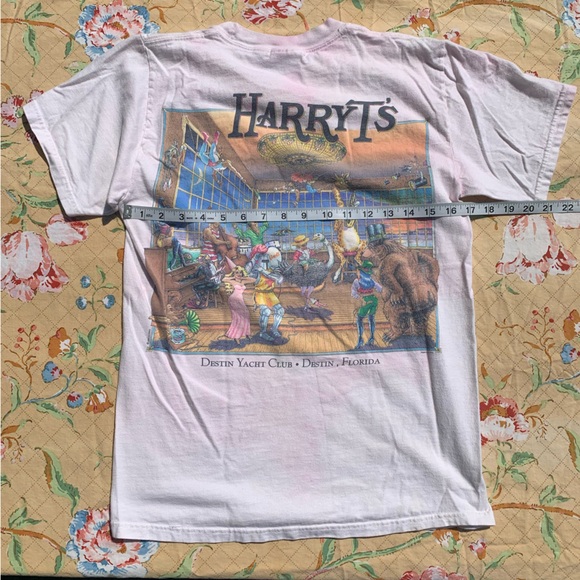 Harry T’s Boathouse Yacht Club Destin Florida Vintage Animal Ball Graphic Tee 🦒 - Picture 15 of 15